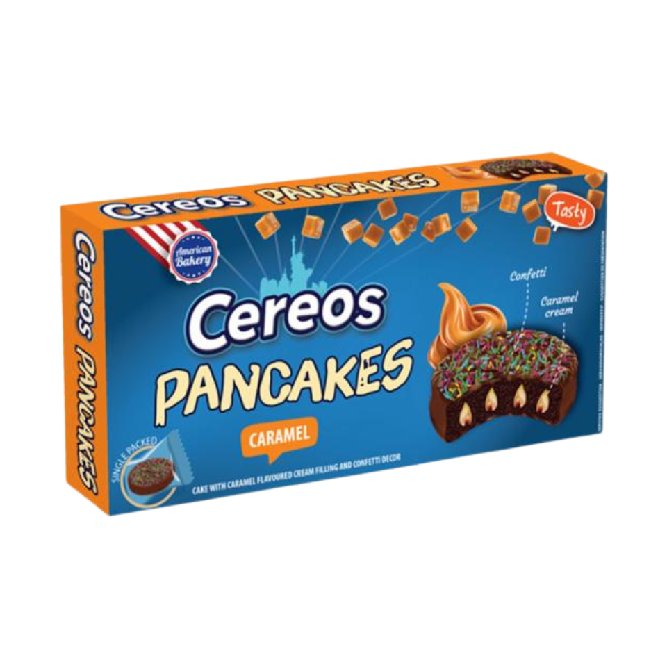 American Bakery Cereos Pancakes Caramel - My American Shop