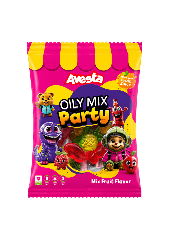Avesta Oily Mix Party Gummy Fruit Flavor