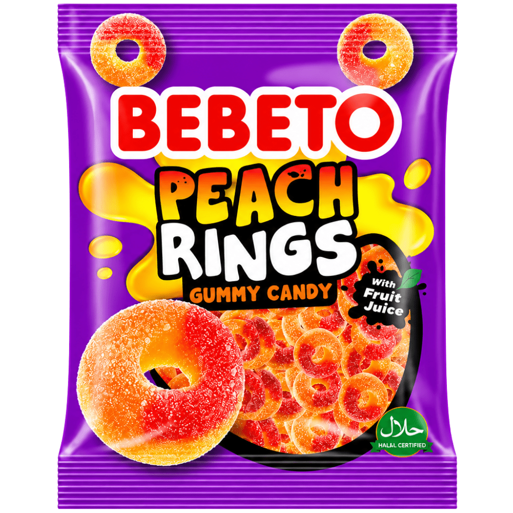 Bebeto Jelly Peach Rings