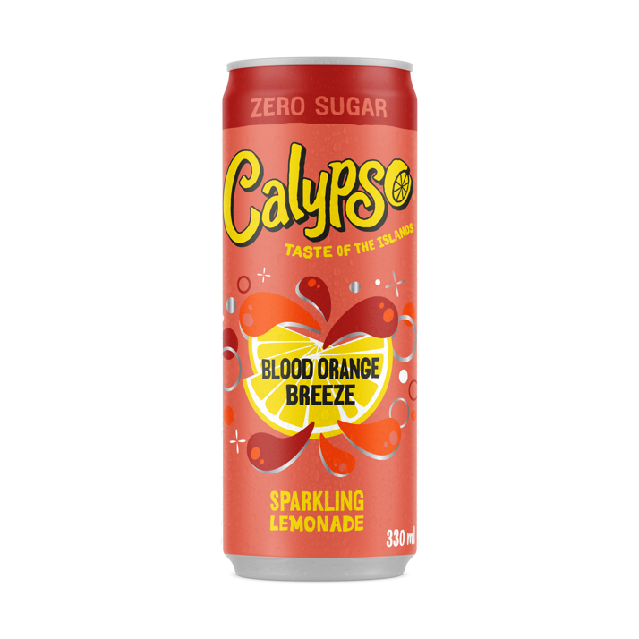 Calypso Sparkling Lemonade Blood Orange Breeze Zero Sugar - My American Shop
