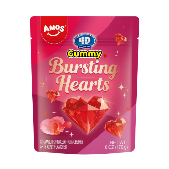 Amos 4D Bursting Hearts - My American Shop