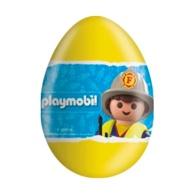 Zaini Playmobil Egg Chocolate - My American Shop