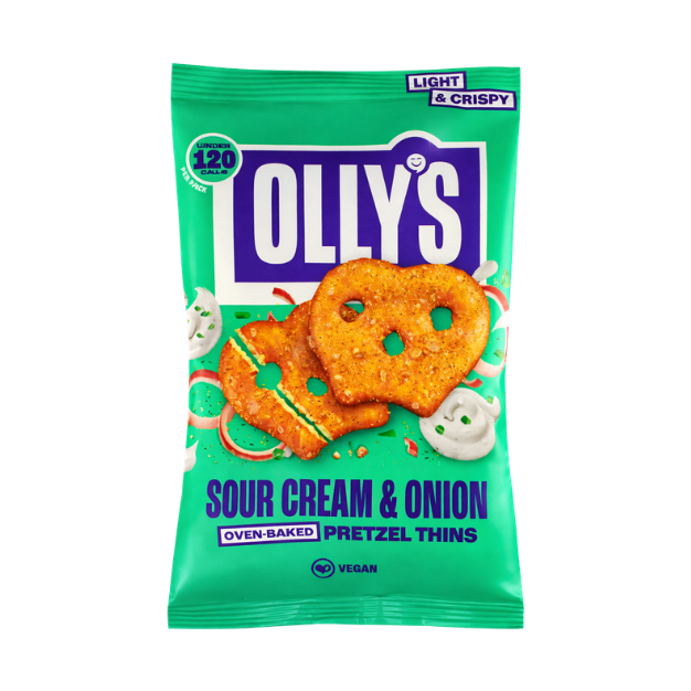 Olly's Pretzel Thins Sour Cream Small - My American Shop