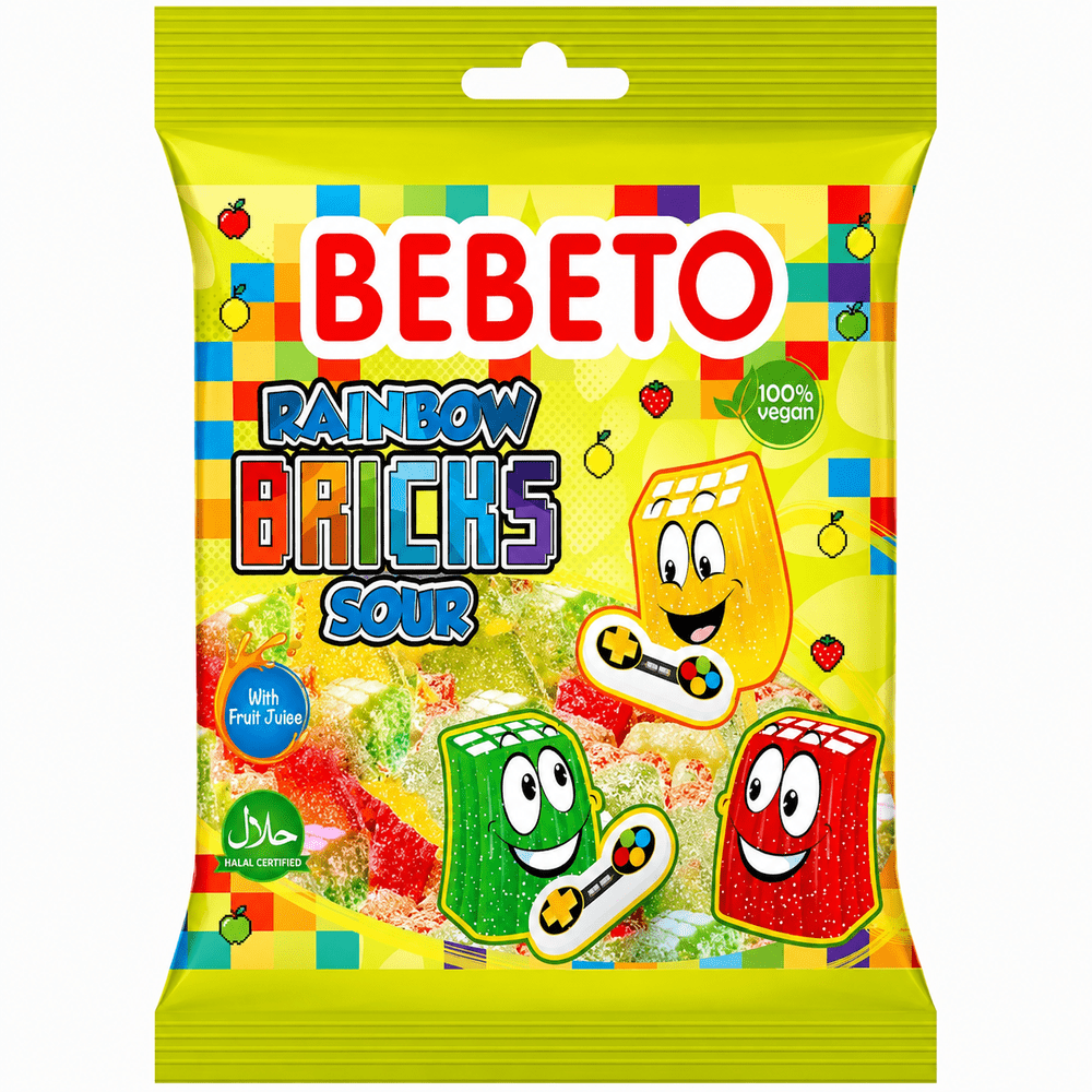 Bebeto Rainbow Bricks Sour