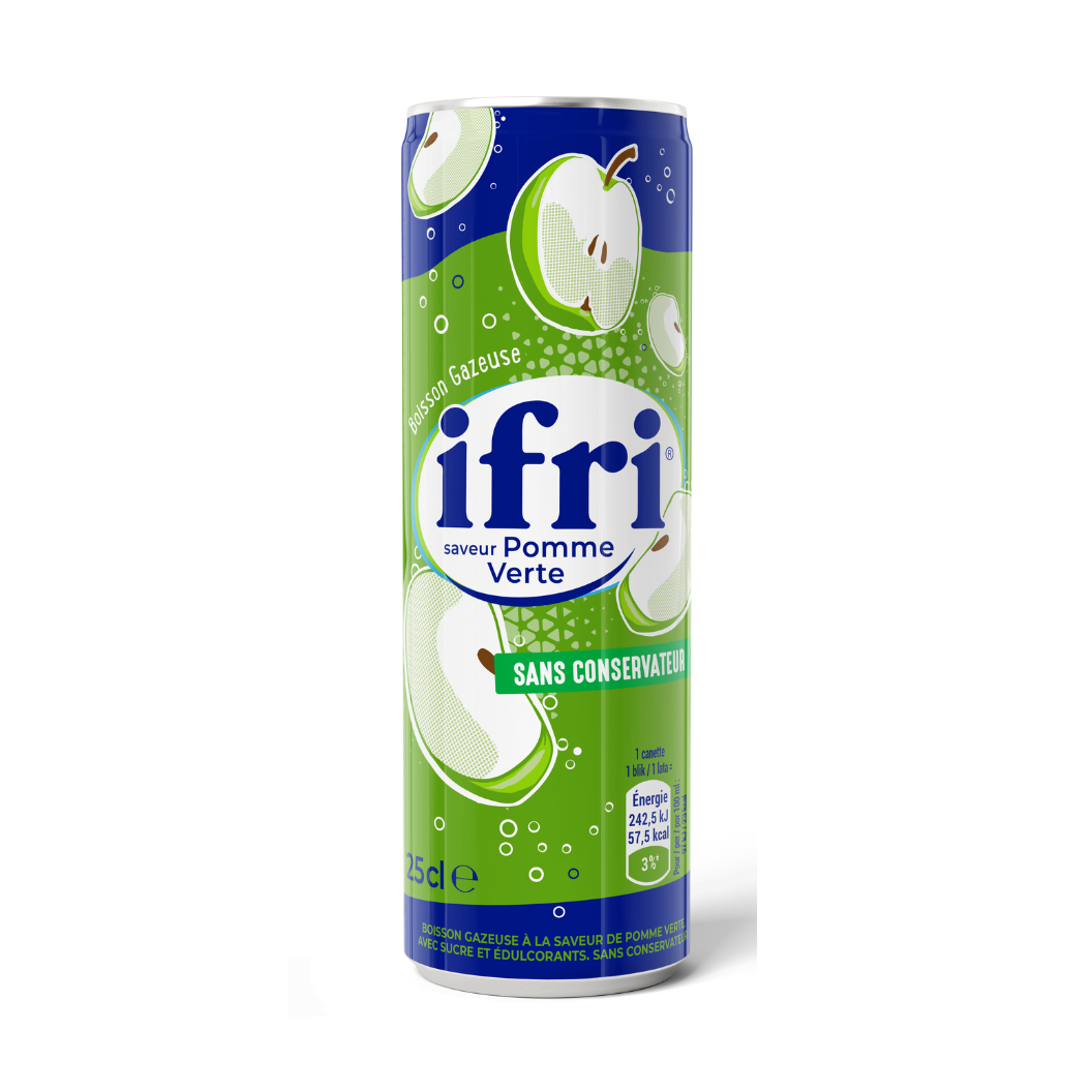 Ifri Carbonated Green Apple - My American Shop