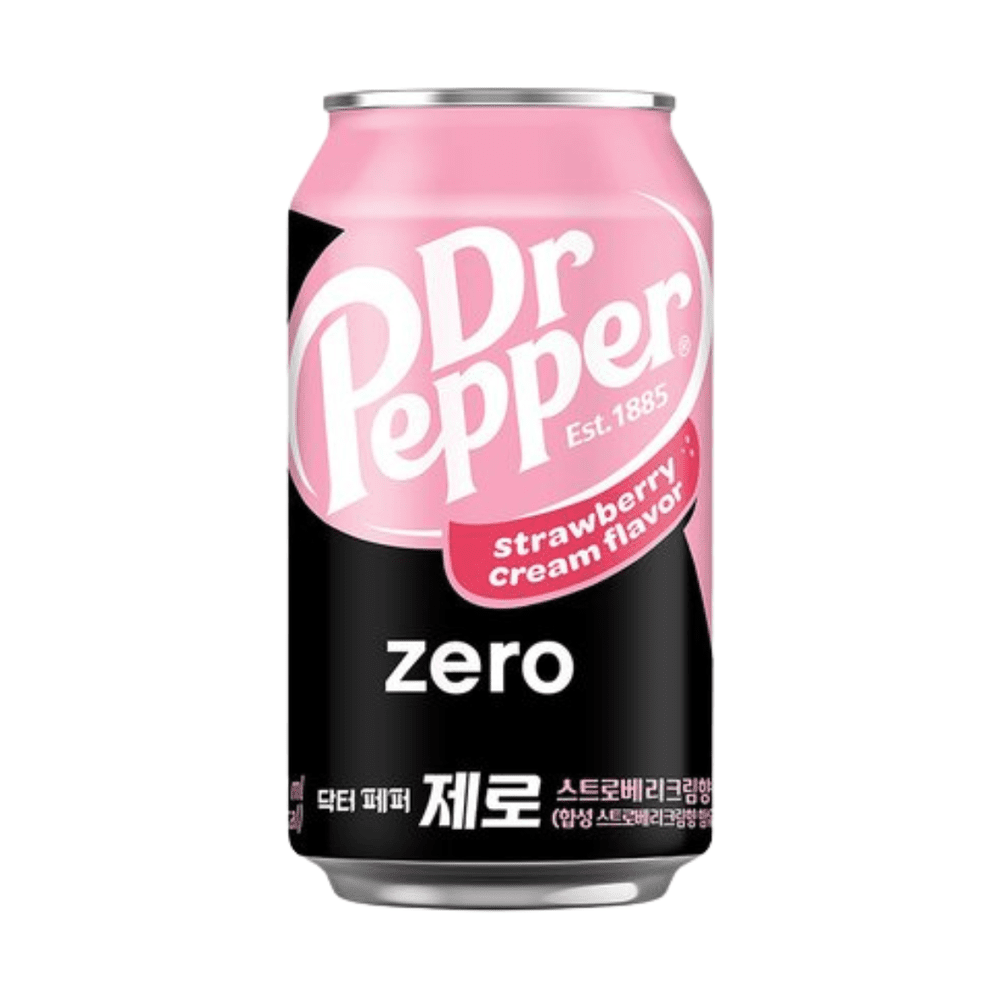 Dr Pepper Zero Strawberry Cream Flavor