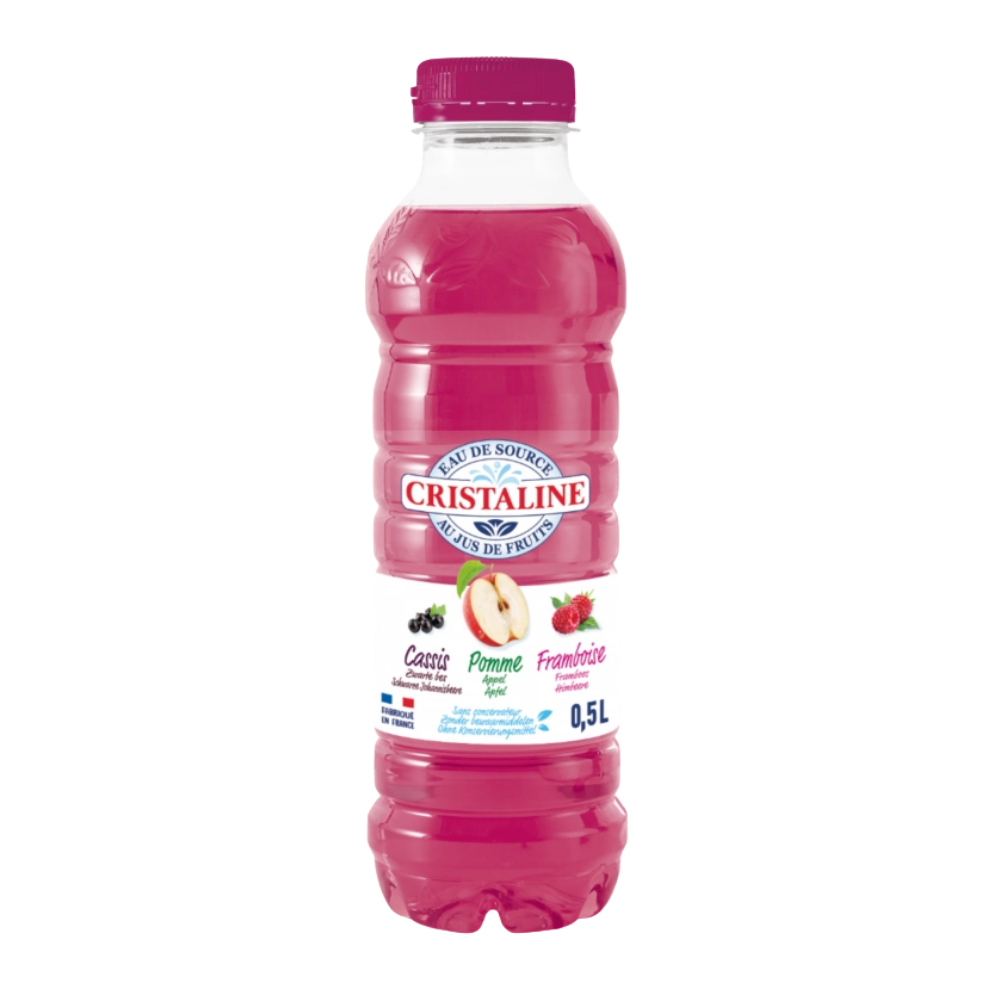 Cristaline Blackcurrant Apple & Raspberry