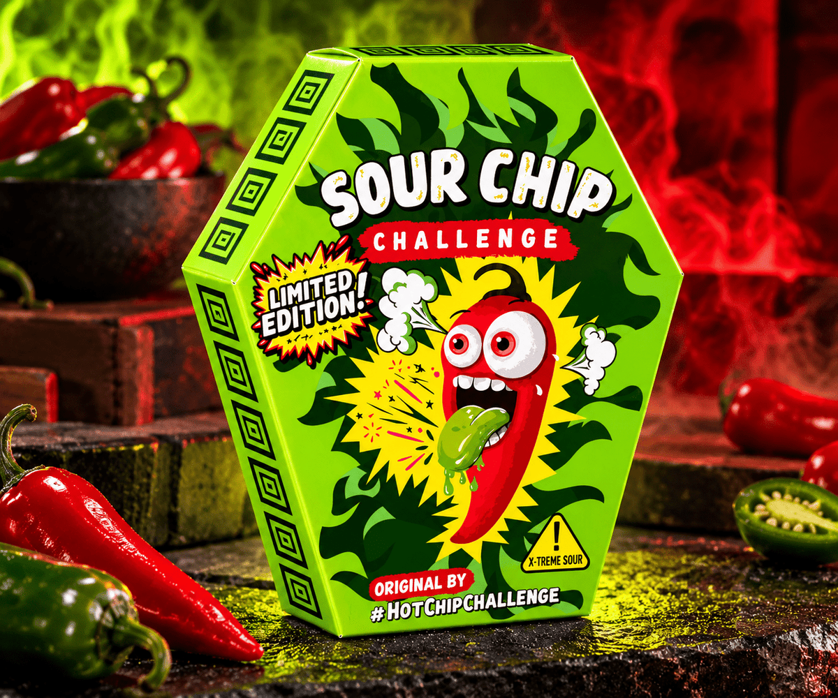 Hot Chip Sour Chip Challenge