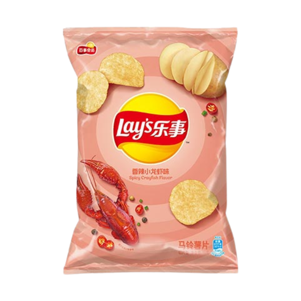 Lay's Spicy Crayfish Flavor - My American Shop