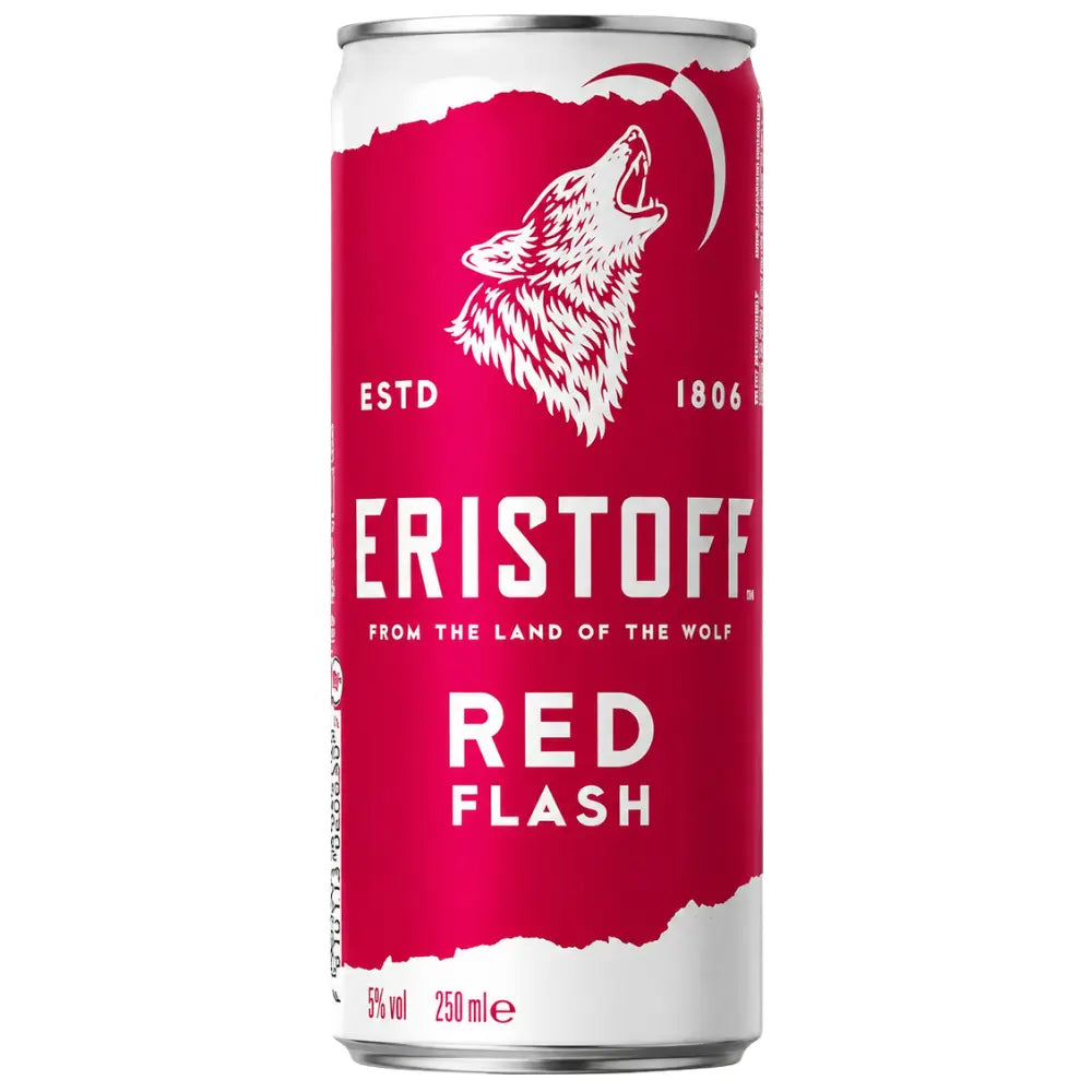 Eristoff Red Flash Vodka & Soda with Sloe Berry Juice 5% Alcohol