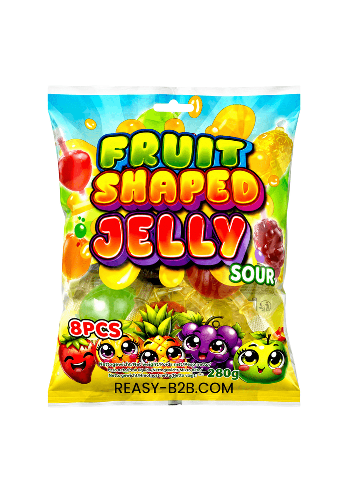Fruit Shaped Jelly Sour Bag