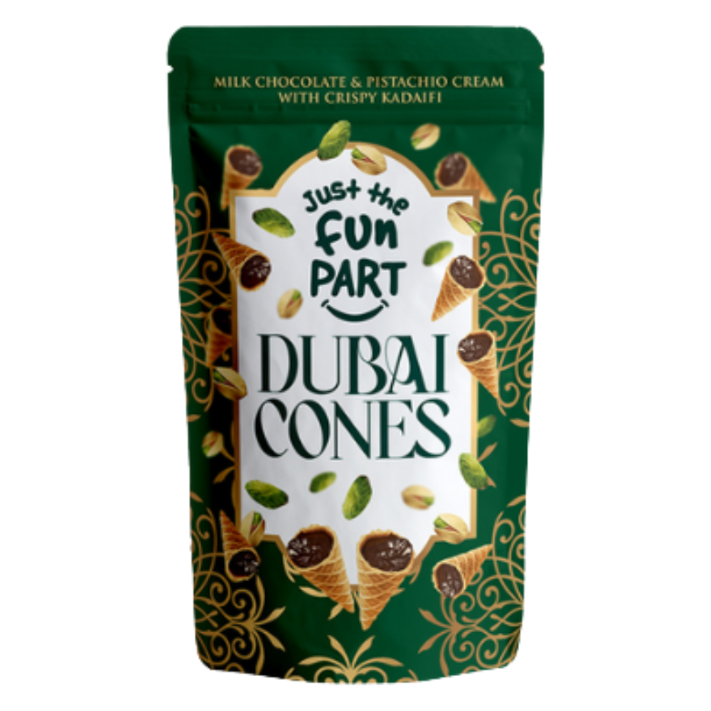 Just The Fun Part Milk Chocolate & Pistachio Cream With Crispy Kadaifi - My American Shop