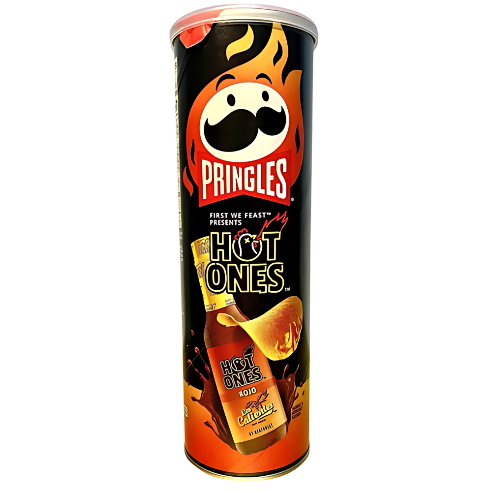 Pringles Hot Ones Rojo - My American Shop