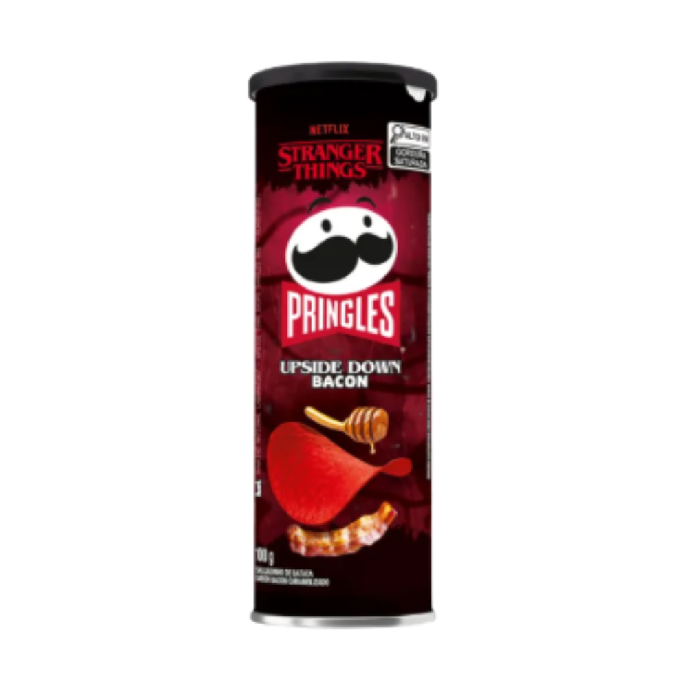 Pringles Stranger Things Upside Down Bacon 100g - édition limitée Netflix