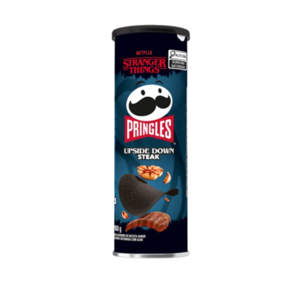 Pringles Stranger Things Upside Down Steak 100g. Edition limitée Netflix