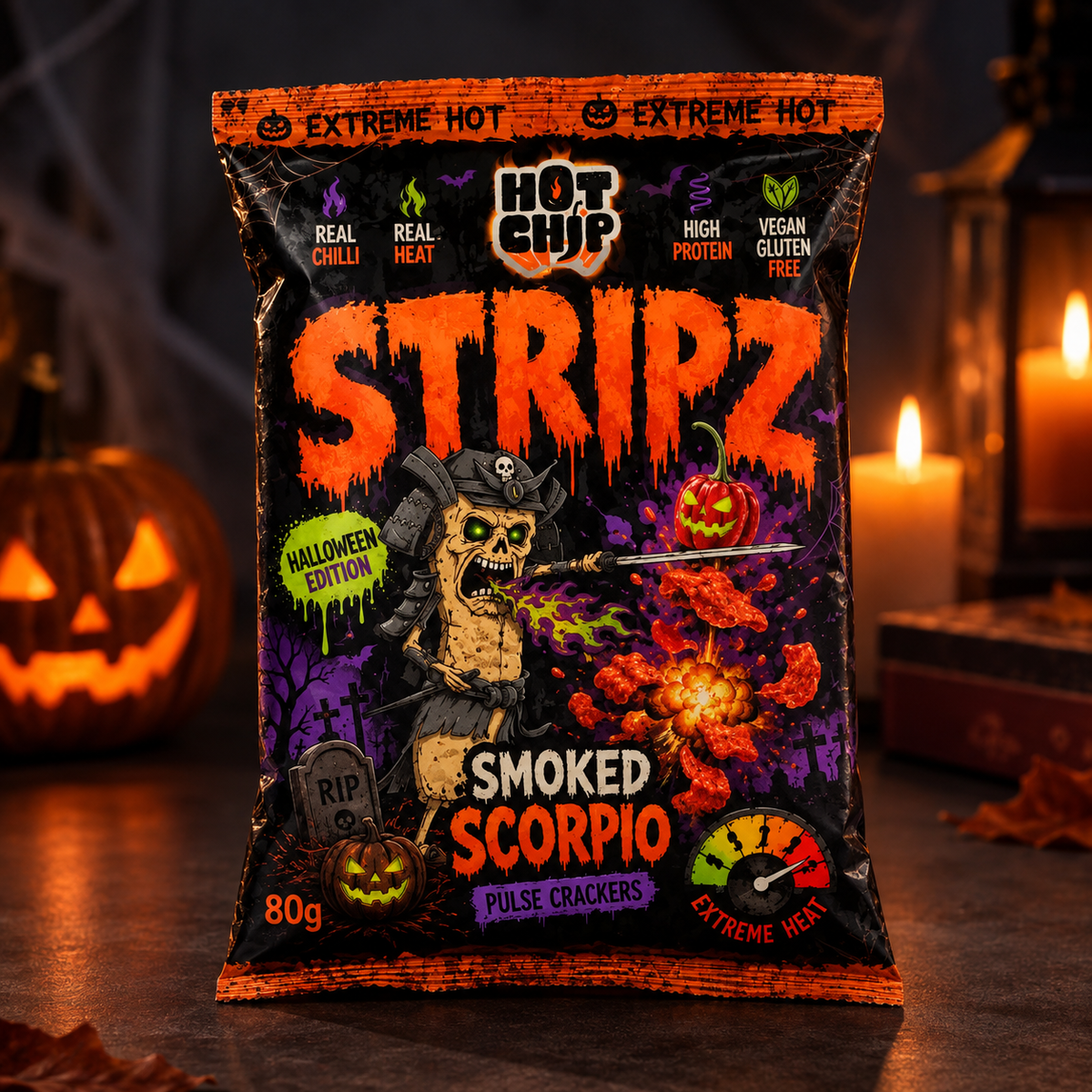 Hot Chip Stripz Scorpio Halloween Edition