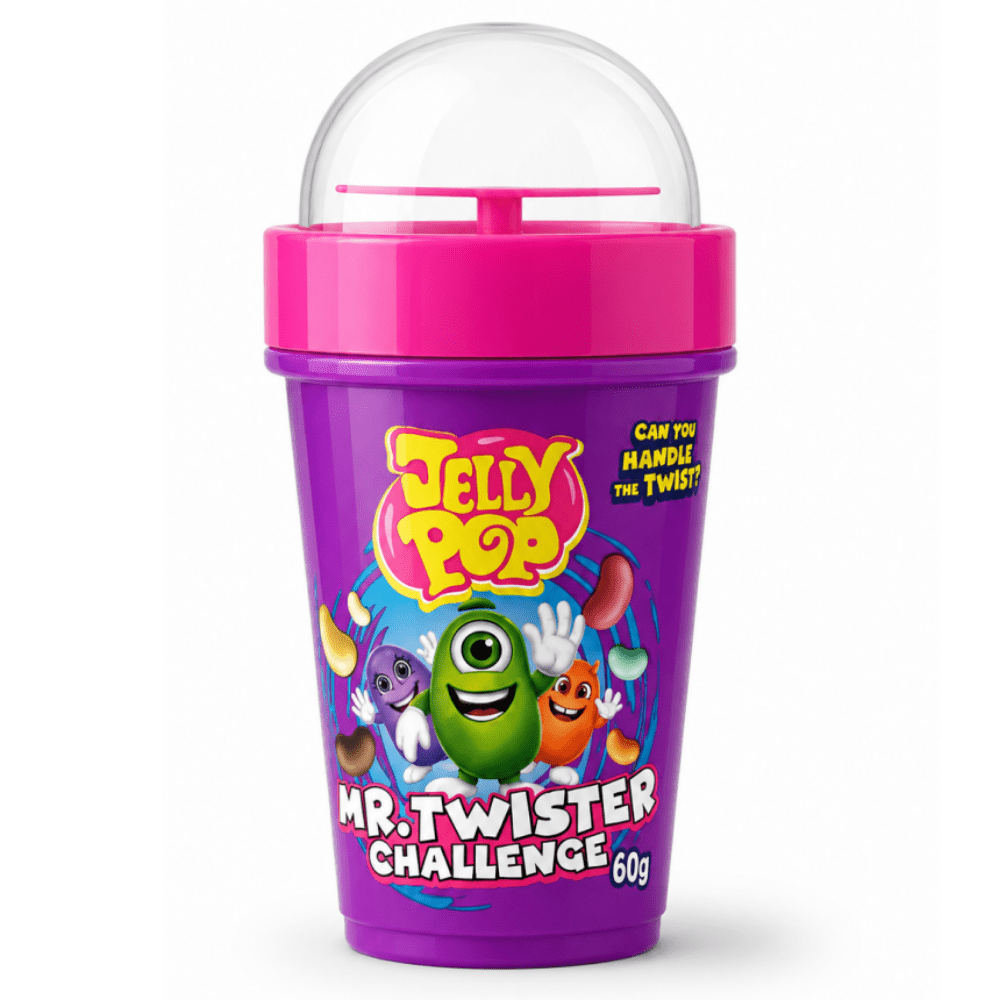 Jelly Pop Mr. Twister Challenge Spin Cup