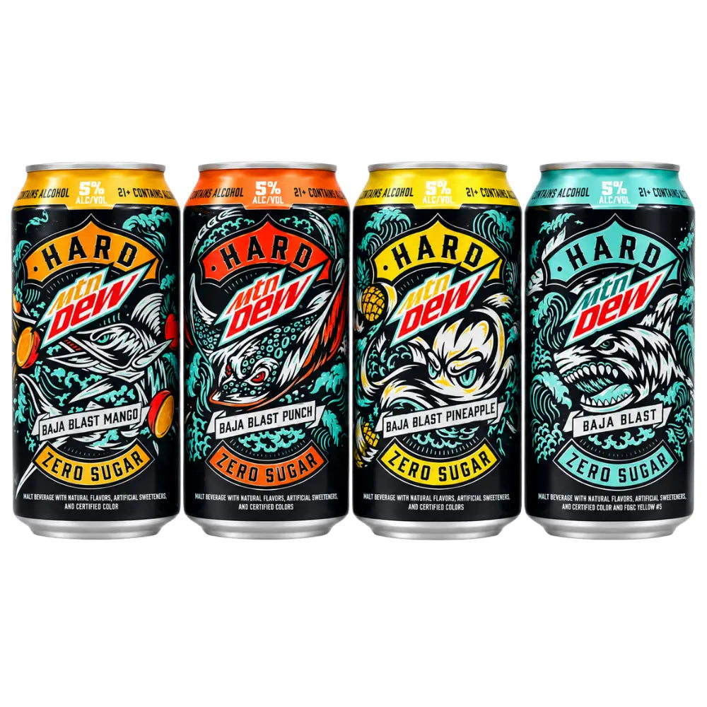 Mountain Dew Baja Blast Mix 5% Alcohol