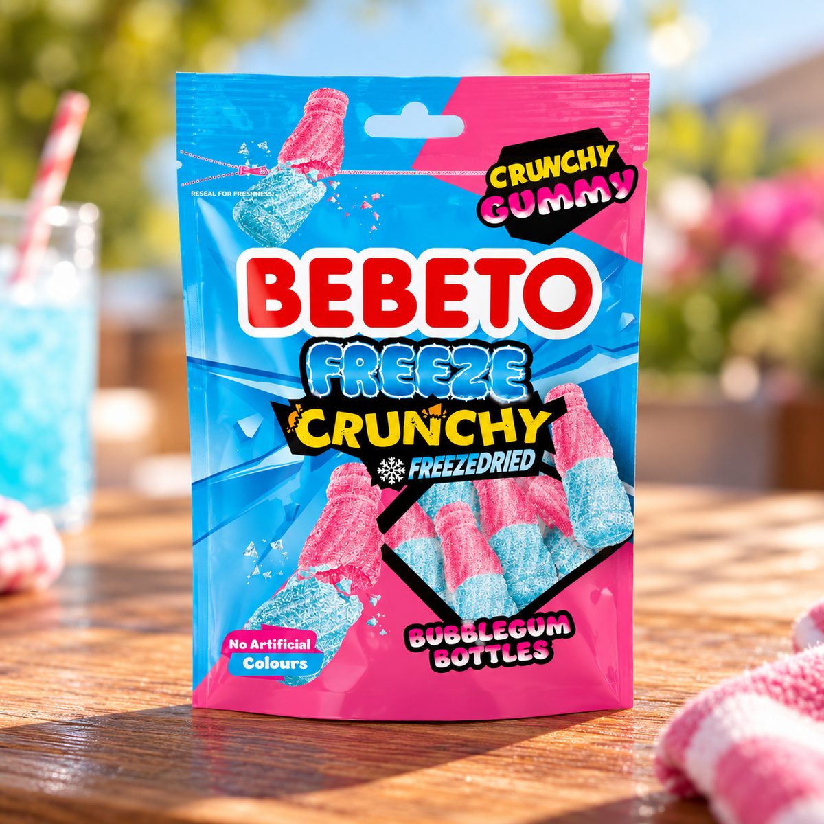 Bebeto Freeze Crunchy Bubble Gum