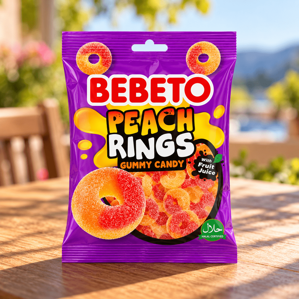 Bebeto Jelly Peach Rings