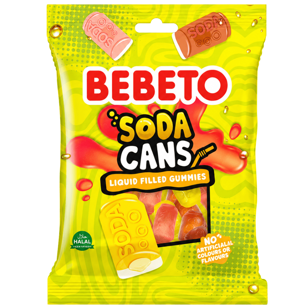 Bebeto Jelly Soda Cans