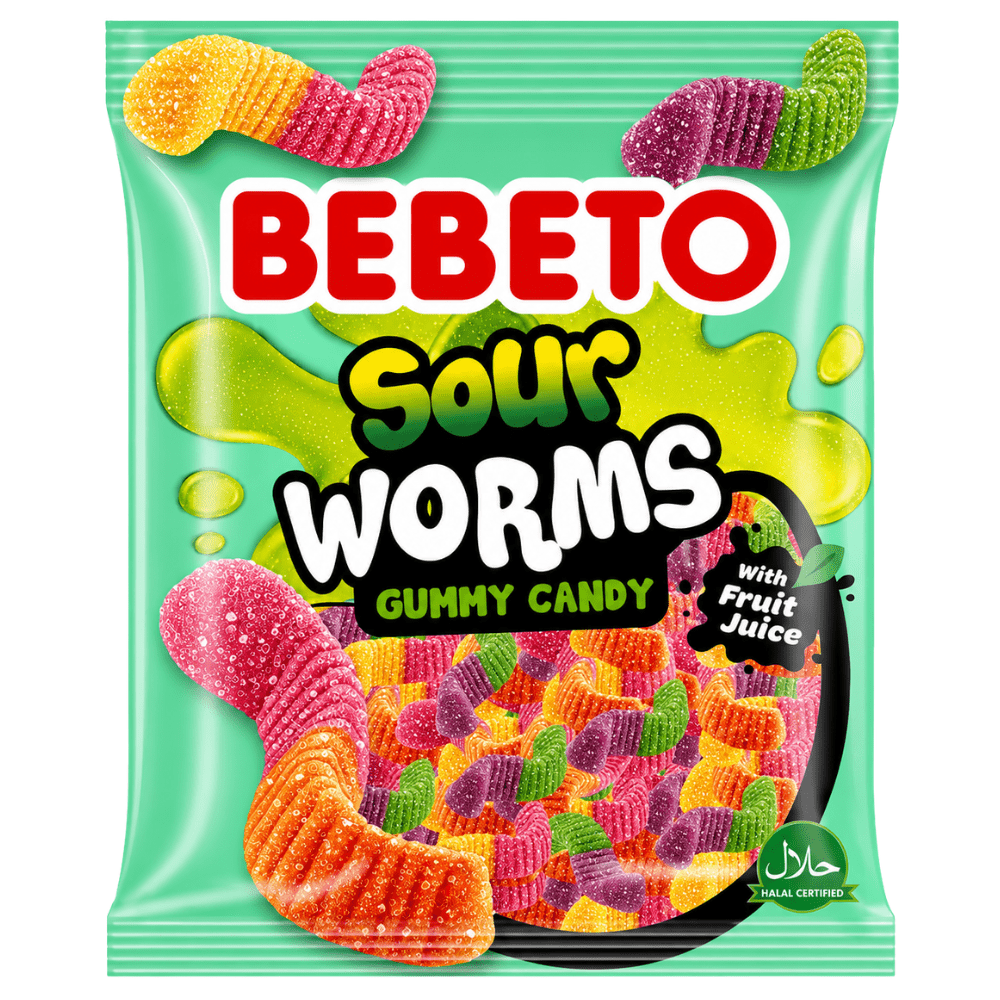 Bebeto Jelly Sour Worms