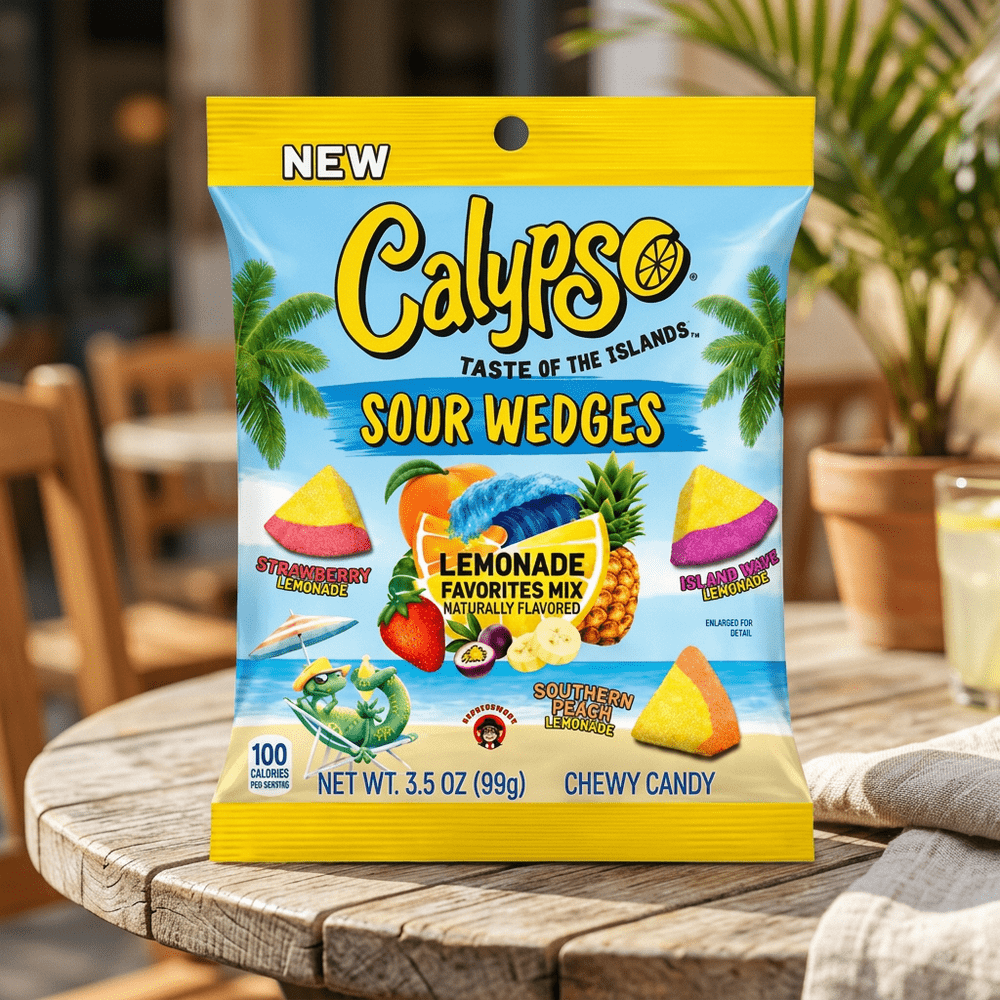 Calypso Sour Wedges Lemonade Favorites Mix bonbons acidulés 99 g