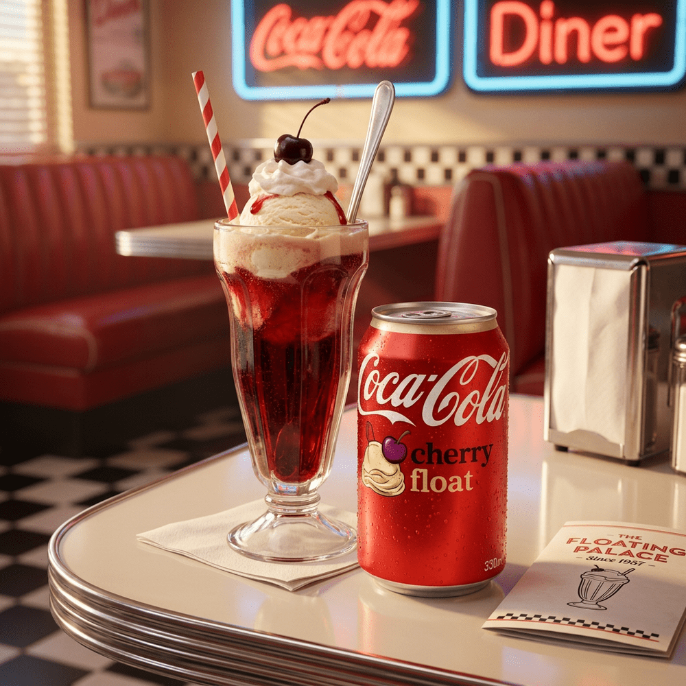 Coca Cola Cherry Float Can