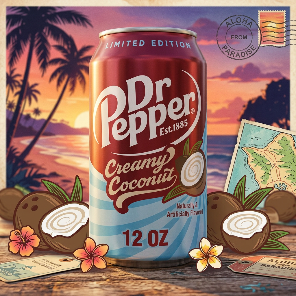 Dr Pepper Creamy Coconut