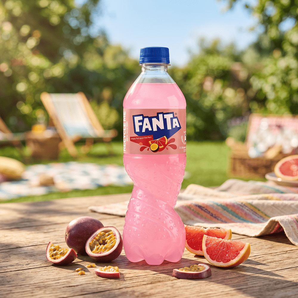 Fanta Bottle China Passion Fruit & Grapefruit
