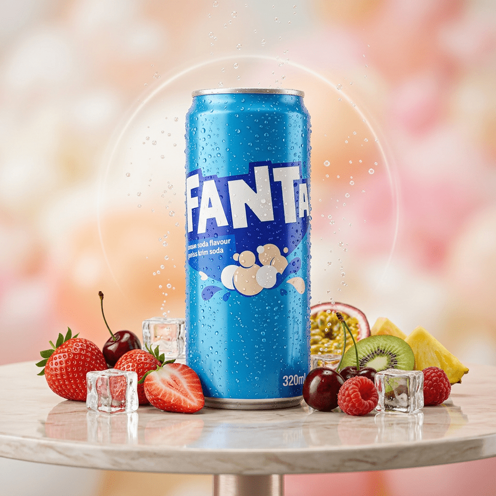 Fanta Cream Soda Fruit