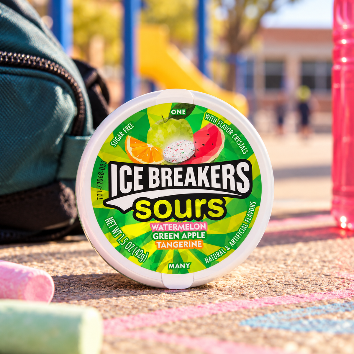 Ice Breakers Sours Watermelon Green Apple Tangerine