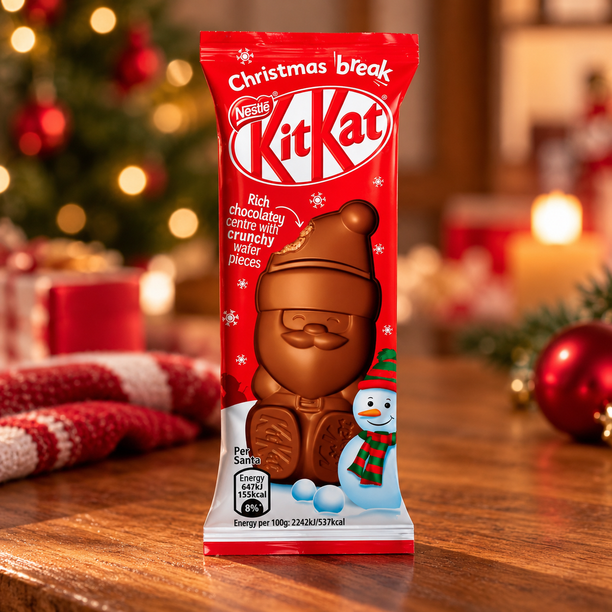 Kit Kat Christmas Santa Bar