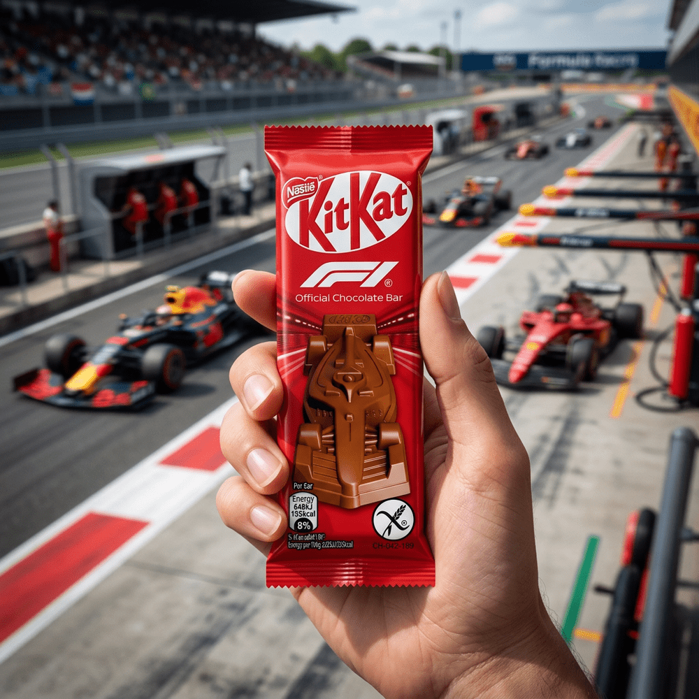 Kit Kat Icon F1 Car