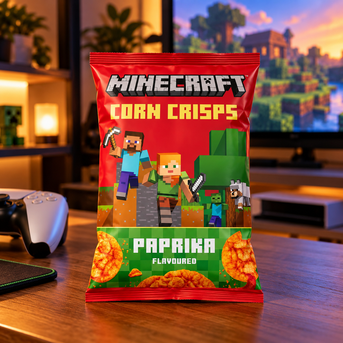 Minecraft Corn Crisps Paprika
