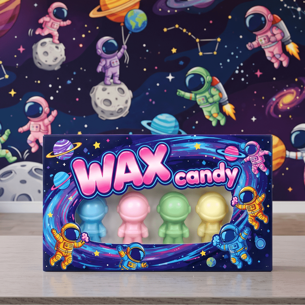 Nubbee Astronauts Wax Candy