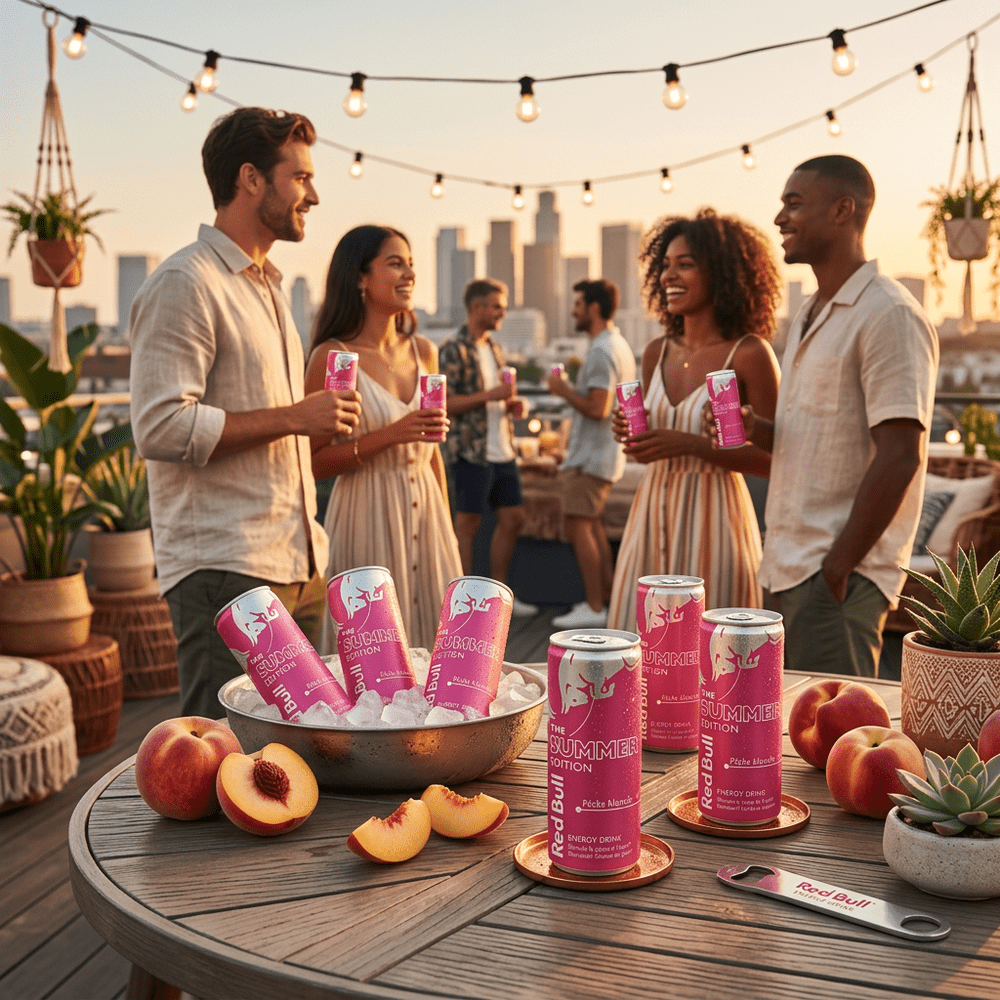 Pack Red Bull Energy Drink The Summer Edition White Peach (24 unités)