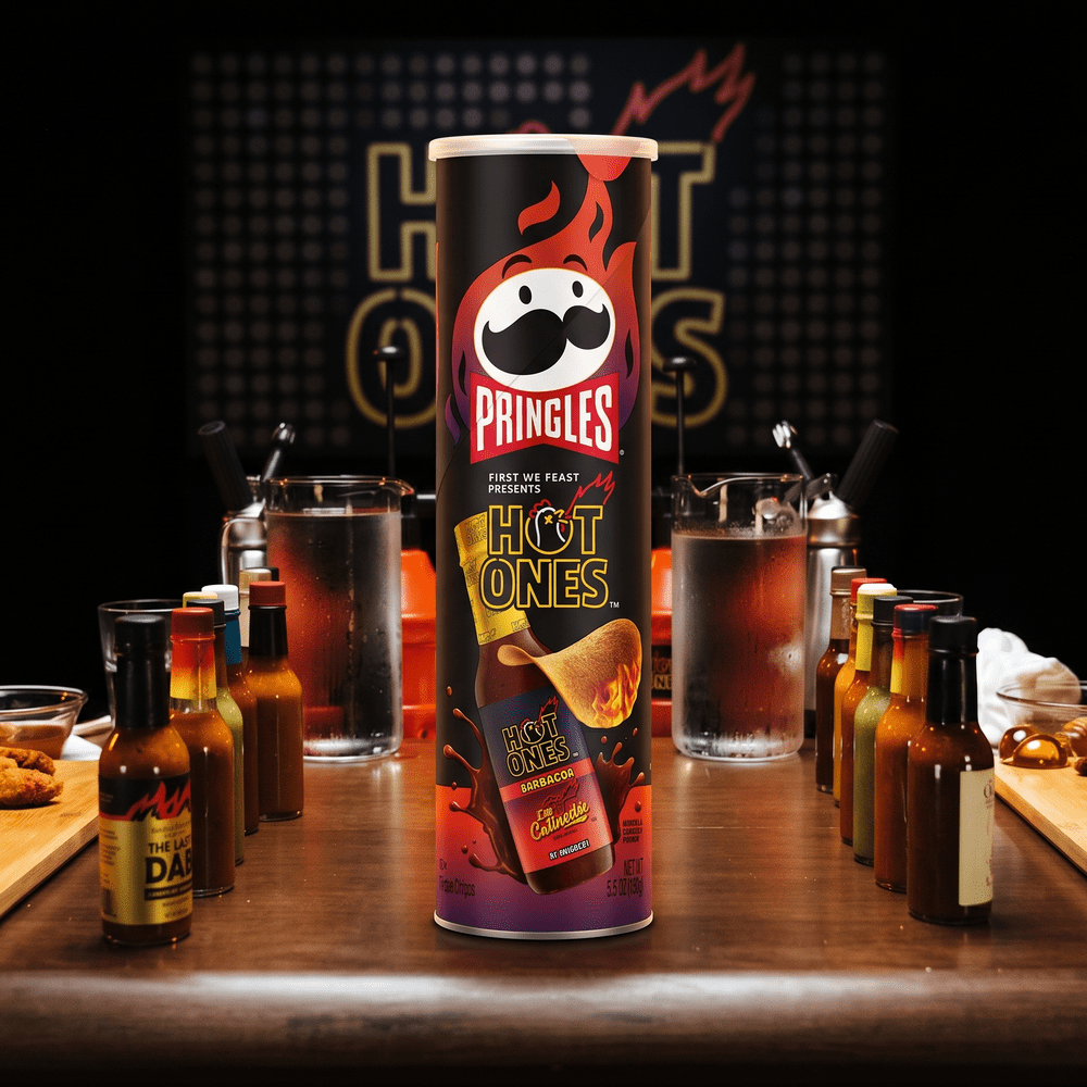Pringles Hot Ones Barbacoa