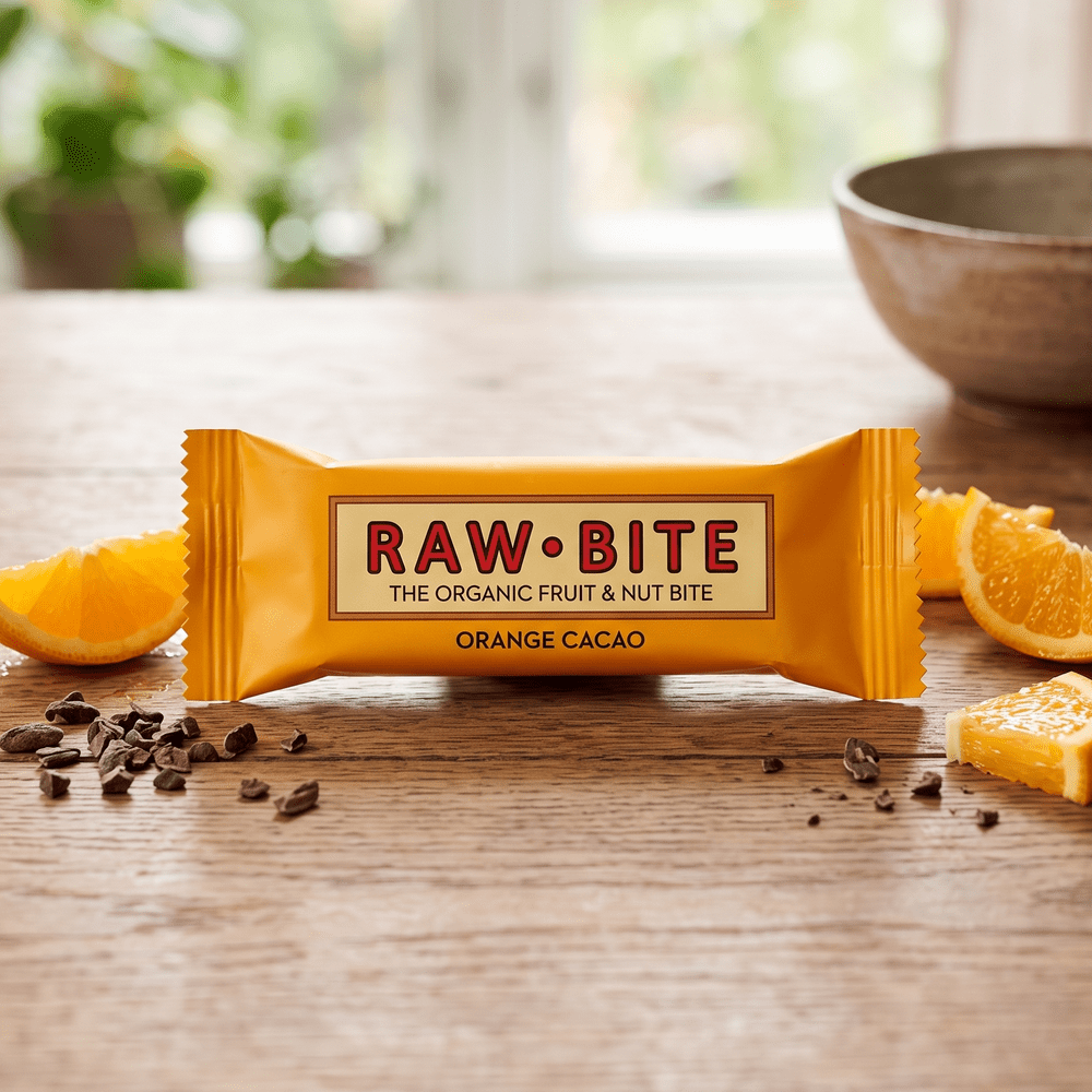Rawbite Organic Fruit & Nut Orange Cacao