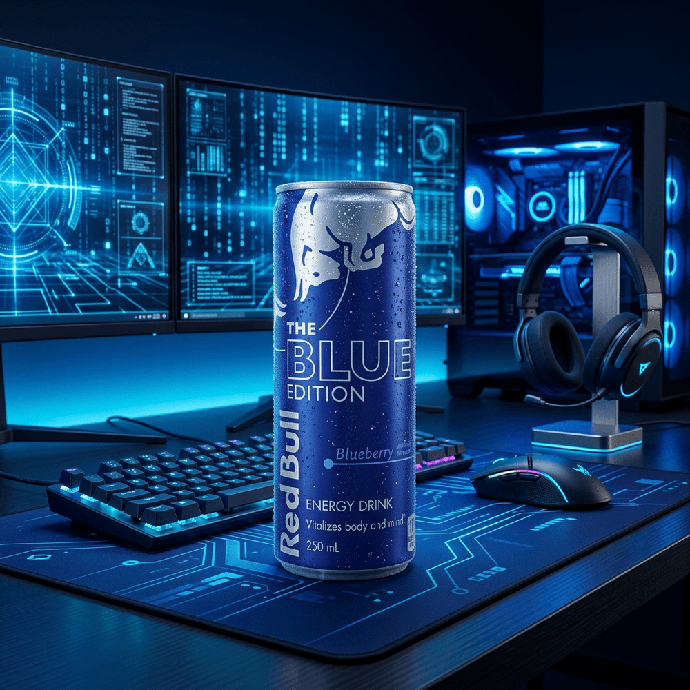 Red Bull Energy Drink Blue Edition Blueberry