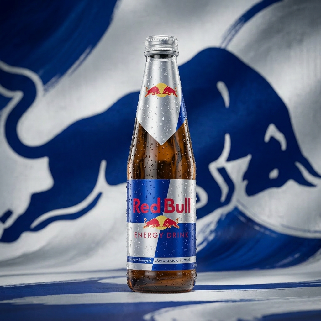 Red Bull Energy Drink Glass Bottle Original