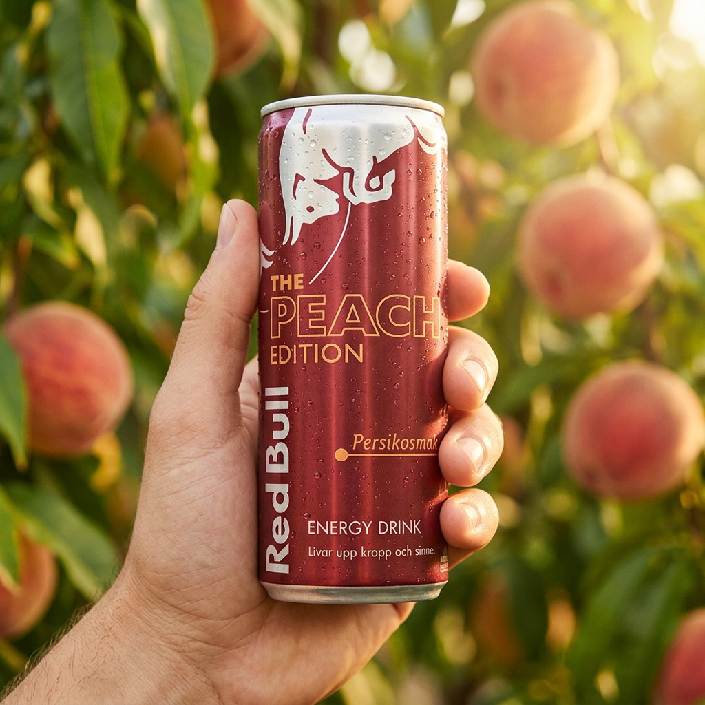Red Bull Energy Drink Peach - My American Shop