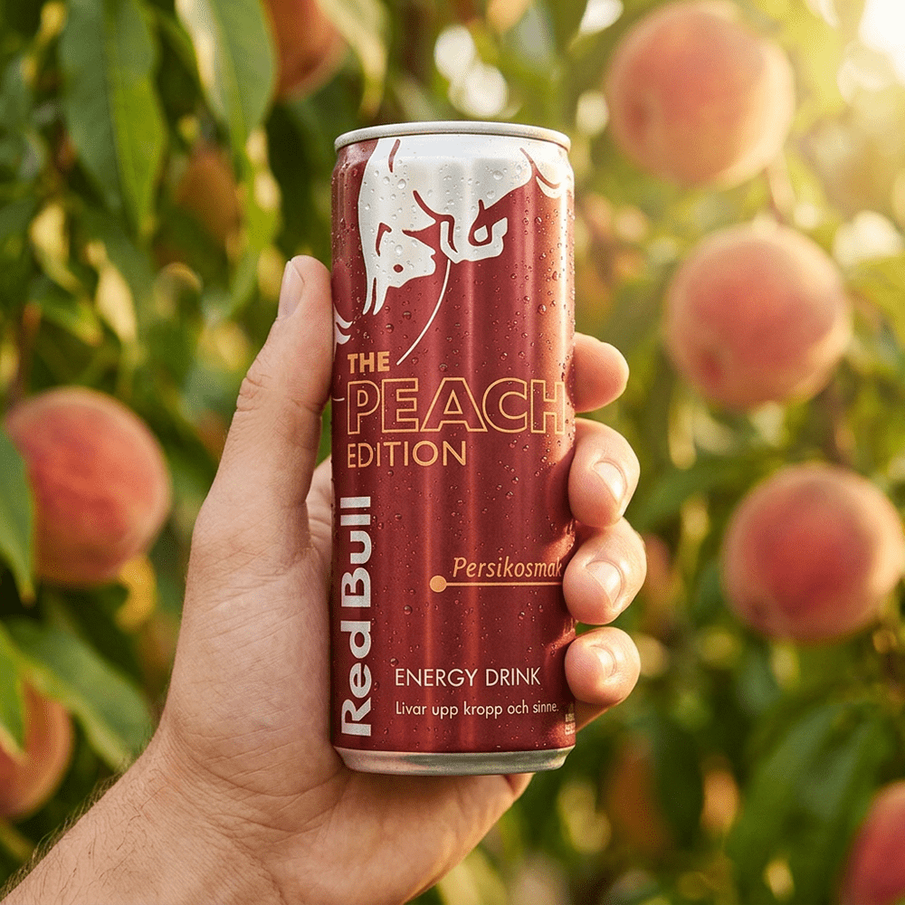 Red Bull Energy Drink Peach - My American Shop