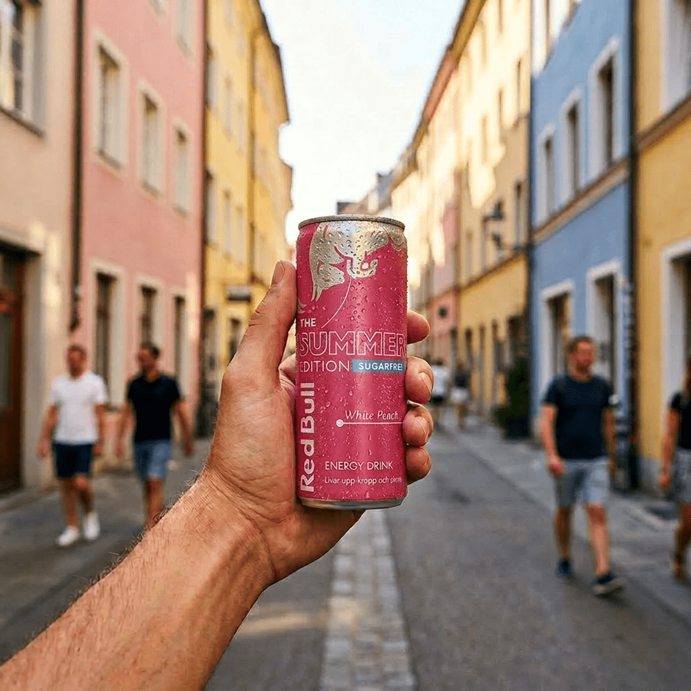 Red Bull Energy Drink The Summer Edition Sugarfree White Peach