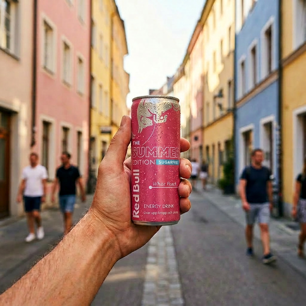 Red Bull Energy Drink The Summer Edition Sugarfree White Peach