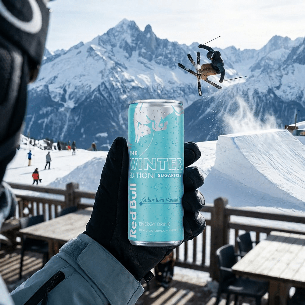 Red Bull Energy Drink Winter Edition Sugarfree Iced Vanilla Berry