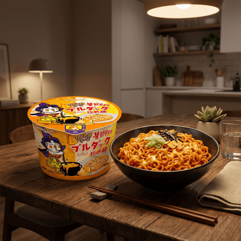 Samyang 4 Flavors Cheese Fire Chicken Noodle