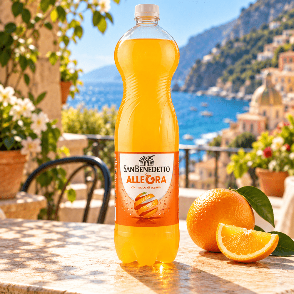 San Benedetto Bottle Aranciata Allegra