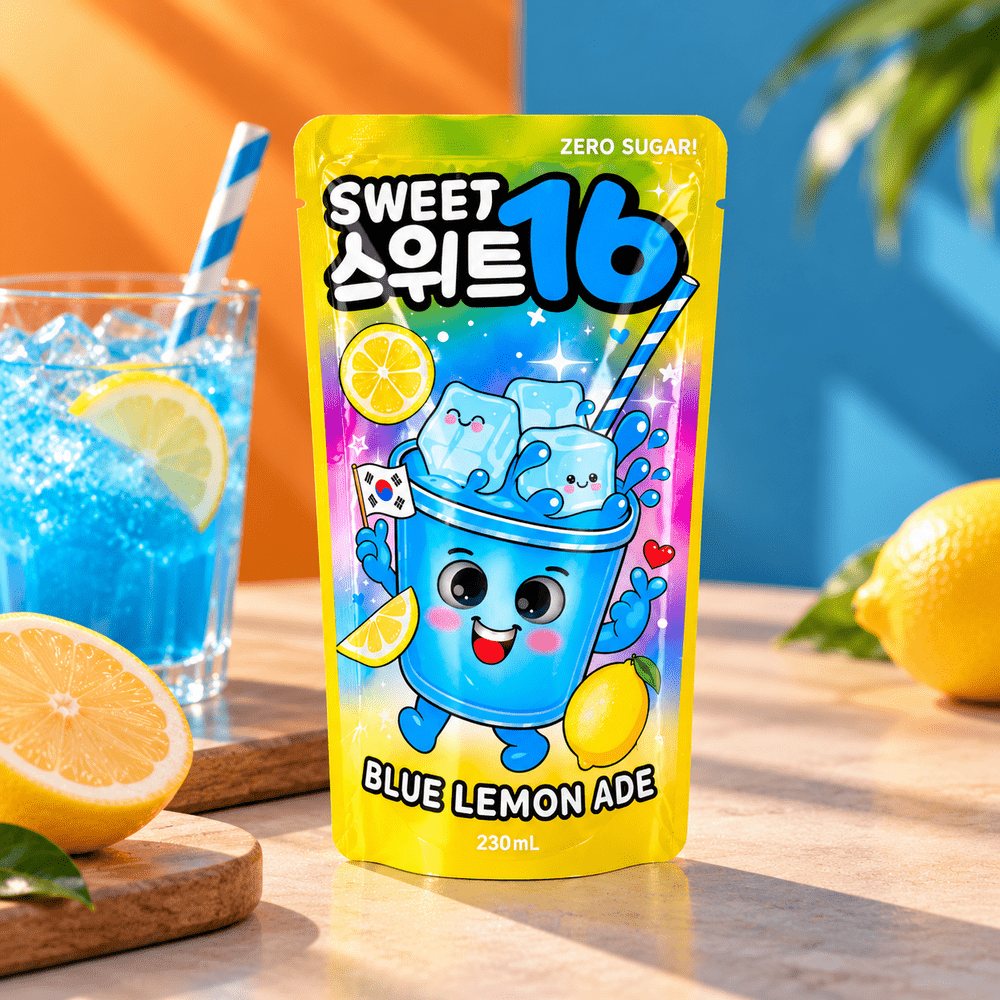 Sweet16 Blue Lemon Ade Zero Sugar