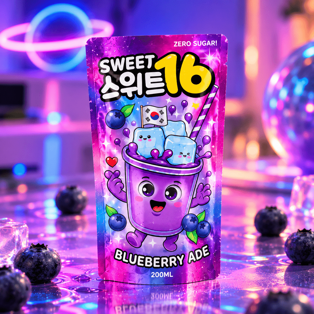 Sweet16 Blueberry Ade Zero Sugar